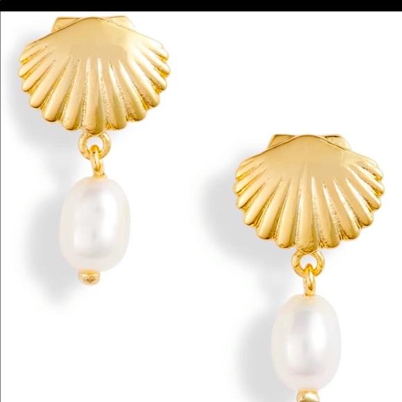 Gorjana Jewelry - GorjanaSeashell Faux Charm Earrings